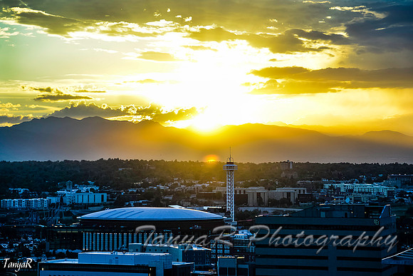 Sunset Over Denver
