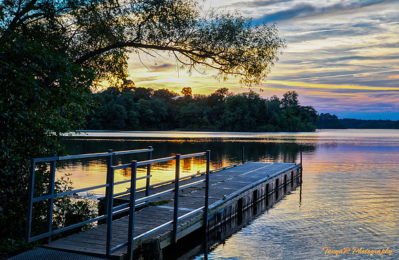 Sun Down at the Lake