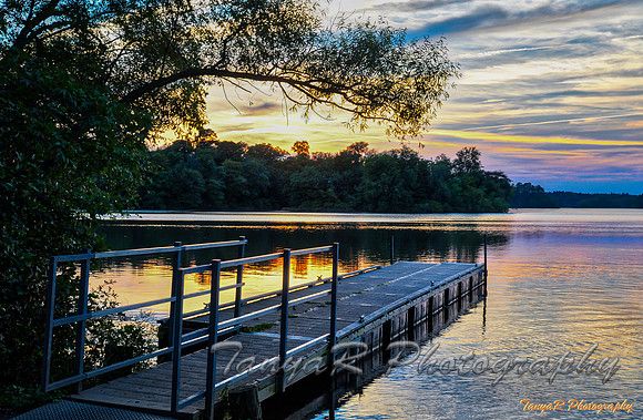 Sun Down at the Lake