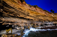 Gold and Blue Cliffs