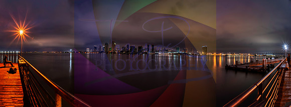 San Diego Nightscape Panaromic
