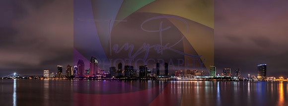 San Diego Nightscape Panaromic